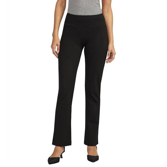 NEW JAG mid rise pull-on boot cut pants in black - Picture 1 of 3